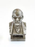 Jelzés nélkül: Lenin büszt. Alumínium. 7,5 cm