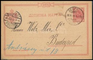 Szerbia 1896