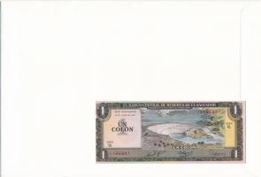 Salvador 1980. 1C felbélyegzett borítékban, bélyegzéssel T:I 
Salvador 1980. 1 Colón in envelope wi...
