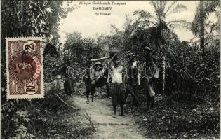 Dahomey, En Hamac / hammock, forest