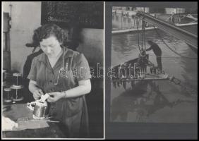 cca 1970 előtt készült, 13 db vintage fotó Tiszavölgyi József (1909-?) budapesti fotóriporter hagyatékából, többsége jelzett, 23,5x17,5 cm és 9x12 cm között