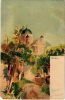 Esztergom, Gran; Bazilika. H. Koch Wien I. No. 18. litho s: Oppenheimer (EM)