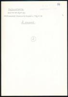 cca 1976 Gebhardt György (1910-1993) budapesti fotóművész hagyatékából, feliratozott vintage fotóműv...
