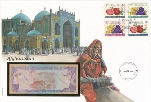 Afganisztán 1979. 20A felbélyegzett borítékban, bélyegzéssel T:I  Afghanistan 1979. 20 Afghanis in envelope with stamp and cancellation C:UNC
