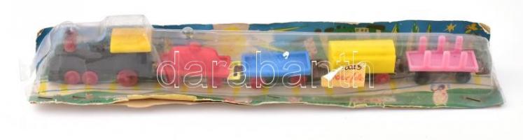 Játékvonat retro játék eredeti csomagolásában 38 cm