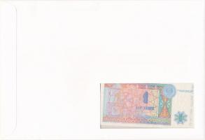 Kazahsztán 1993. 1T felbélyegzett borítékban, bélyegzéssel T:I 
Kazakhstan 1993. 1 Tenge in envelop...