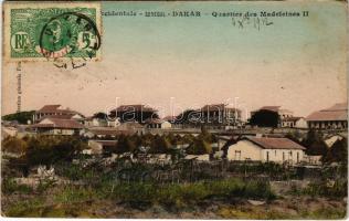 1912 Dakar, Quartier des Madeleines II / Madeleines II district, general view, TCV card (creases)