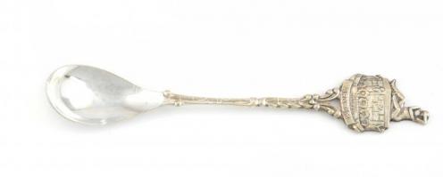 Ezüst(Ag) Arnhem díszkanál, jelzett, h: 12,1 cm, nettó: 14 g