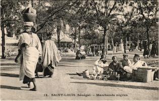 Saint-Louis, Marchands négres / merchants, African folklore