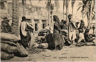 Dakar, Traitants maures / merchants, African folklore