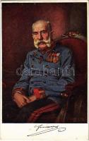 Kaiser Franz Josef. Offizielle Karte für Rotes Kreuz, Kriegsfürsorgeamt Kriegshilfsbüro Nr. 258. / Franz Joseph I of Austria
