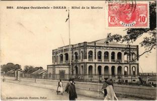 1909 Dakar, Hotel de la Marine / hotel, TCV card (fa)