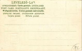 A Magyar kir. Posta bélyegei. Címer / Set of Hungarian stamps, coat of arms. Philatelie Ansichtskart...