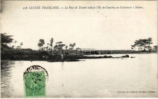 Conakry, Le Pont de Tumbo reliant lIle de Conakry au Continent Noir / bridge