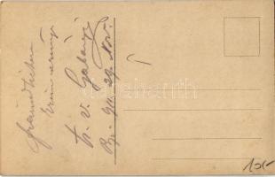 1911 Gabányi László, hátoldalon aláírás / Ladislaus Gabányi "Pharao's Liebe" with sig...
