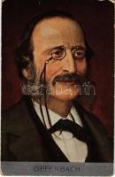 Jacques Offenbach, German-born French composer (worn corners), Jacques Offenbach, német származású francia zeneszerző (kopott sarkak)