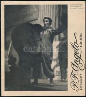 1968 Angelo (Funk Pál) kiállítási katalógusa. Műcsarnok. Aláírt.