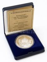 NSZK 1987. "Erzsébet királyné 1837-1898" Ag emlékérem tanúsítvánnyal, tokban (19,93g/0.999...