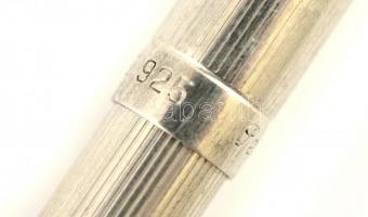 Ezüst(Ag) Pelikan toll, jelzett, eredeti dobozában, h: 8,5 cm, bruttó: 9 g