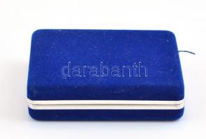 Ezüst(Ag) Pelikan toll, jelzett, eredeti dobozában, h: 8,5 cm, bruttó: 9 g