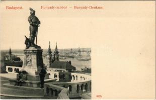 Budapest I. Hunyadi János szobor. Taussig A. 6675.