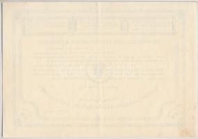 Hajdunánás 1926. "Hajdunánási Takarékpénztár Részvénytársaság" 1/125 töredékrészvénye 0,8f...