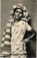 Nő, Sri Lankai folklór., Ceylon, Tamil Woman, Sri Lankan folklore