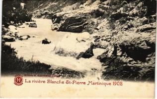 Saint-Pierre, La riviére Blanche (1902) / river