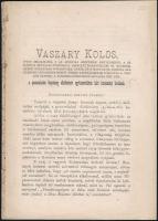 1885 Vaszary Kolos pannonhalmi főapát rendelete az apátság területén lakó személyek részére 21p.