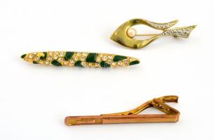 15 db régi bross, benne strasszosak is