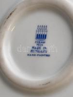 Zsolnay szalonnázó paraszt, kézzel festett, jelzett, hibátlan, m: 35 cm