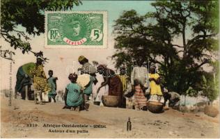 Autour dun puits / around a well, African folklore
