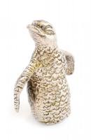 Ezüst(Ag) miniatűr pingvin, jelzett, m: 3 cm, nettó: 20,74 g