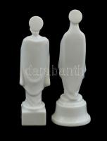 Herendi szentek. Fehér mázas, jelzett Hibátlan. 10,5 cm