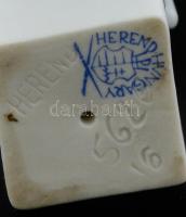 Herendi szentek. Fehér mázas, jelzett Hibátlan. 10,5 cm