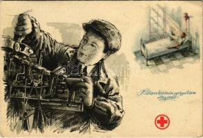 Hálásan köszönöm a gyógyulásom elősegítését. Kiadja a Magyar Vöröskereszt / Hungarian Red Cross propaganda (EK)