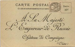 1902 S. M. Nicholas II Promoteur de la Conférence de la Haye / Peace Conference at The Hague propaga...