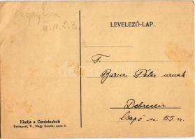 Magyar cserkész művészlap. Cserkészbolt kiadása / Hungarian boy scout art postcard. unsigned Márton ...