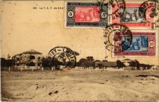 1929 Dakar, La T.S.F. / coast, TCV card (fl)