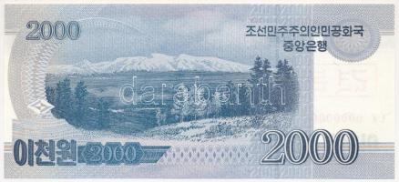 Észak-Korea 2008. 2000W "MINTA" T:I 
North Korea 2008. 2000 Won "SPECIMEN" C:UN...