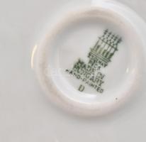 Zsolnay porcelán kacsapár, kézzel festett, jelzett, hibátlan, m: 17 cm