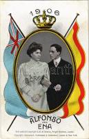 1906 King Alfonso and Queen Ena (EK)