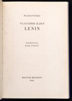 Vlagyimir Vlagyimirovics Majakovszkij: Lenin. Fordította: Radó György. Az eredeti linóleummetszeteke...