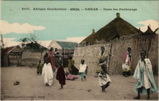 Dakar, Dans les Faubourgs / suburb, African folklore