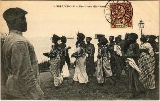 Libreville, Femmes dansant / dancing women, African folklore