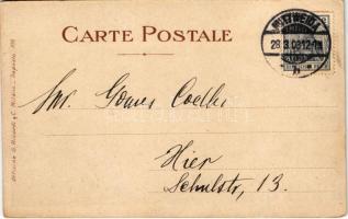 1903 Aida Atto II. (Giuseppe Verdi) art postcard. Officine G. Ricordi & C. Milano 1903 Aida Atto...