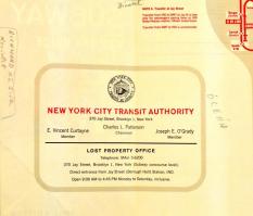 1958 Official New York City subway map and station guide, ceruzás jelölésekkel, 50×41 cm