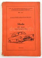 Dr. Balogh György: Alkatrészkatalógus a Skoda 440 típusú személygépkocsihoz. Autó- és alkatrészkereskedelmi vállalat autókezelési szakkönyvsorozata, 46. szám. H.n., 1958, Közlekedési Dokumentációs Vállalat. Kiadói papírkötésben.