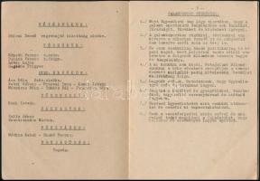 1951 Csepeli Vasas B/10 Egyesületének Galamb és Kisállattenyésztő Szakosztálya 1951. XII. hó 15-16-á...