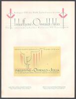 Első Magyar Betűöntöde minták, 7 db, 30,5×23 cm